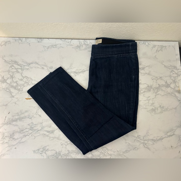 St. John's Bay Denim - St John’s Bay Women’s Size PM Dark Blue Pull On Stretch Jegging Skinny Jean